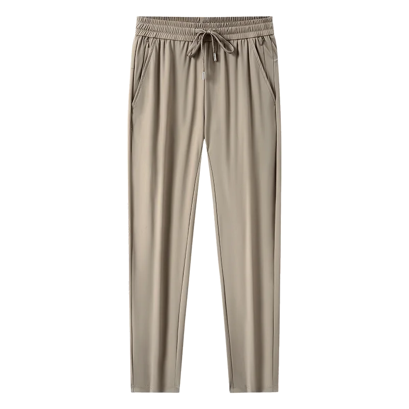 Men's Plus Size Ice Cool Casual Pants – Loose Elastic Waist Trousers (M–9XL)