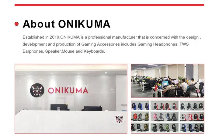 ONIKUMA K9 RGB Gaming Headset with Cat Ears & HD Mic