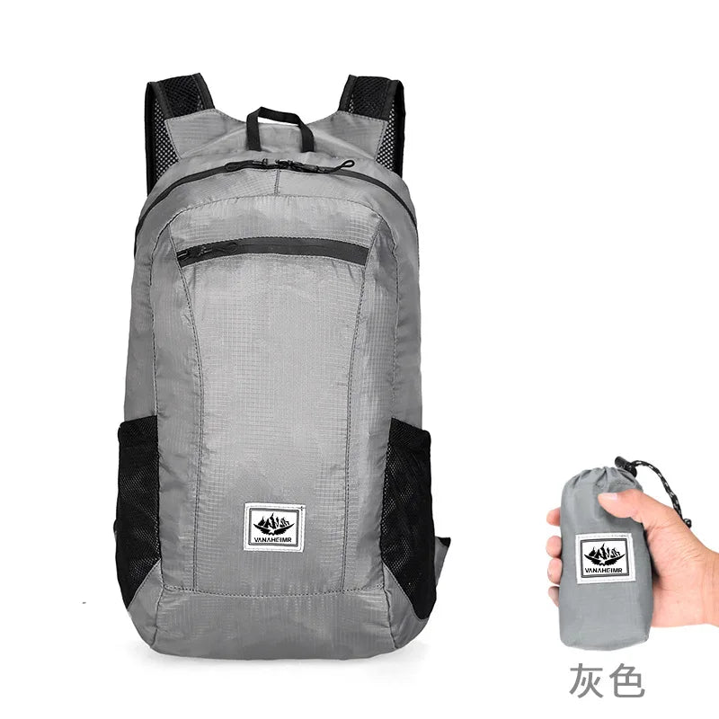 Lightweight Foldable Backpack – Large Capacity Colorful School Bag