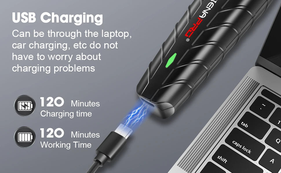HIENA Electric Hair Trimmer & Grooming Kit — Rechargeable Multi-Purpose Clipper