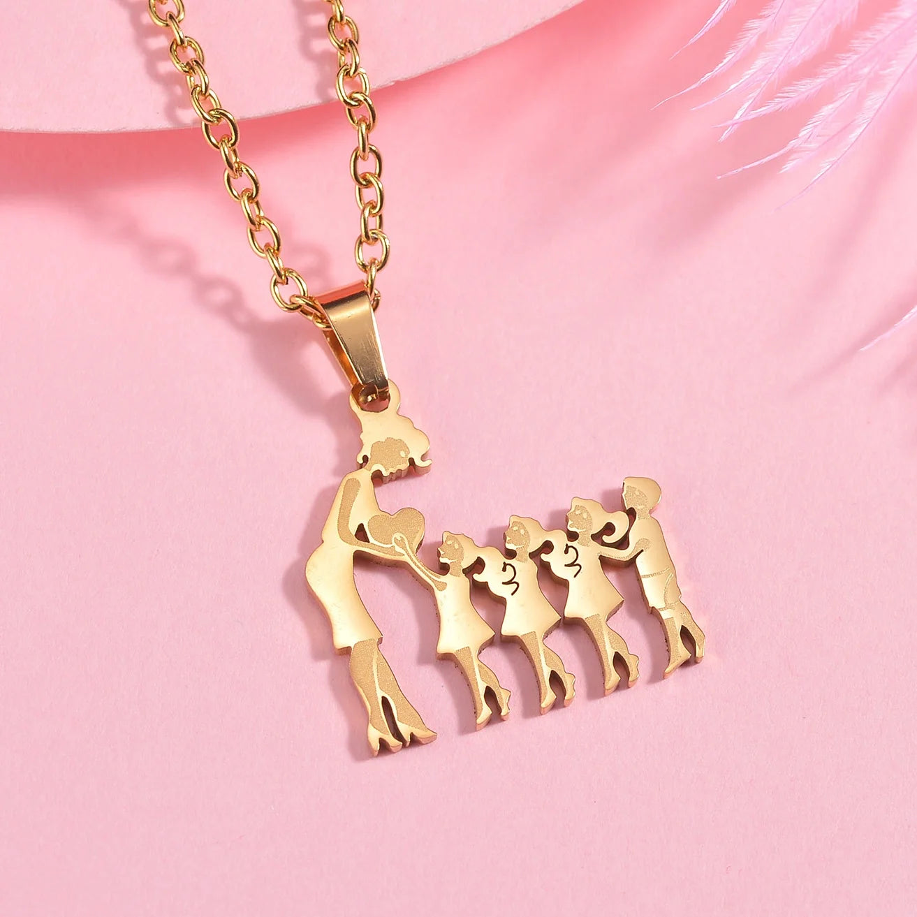 Personalized Mama & Kids Family Necklace