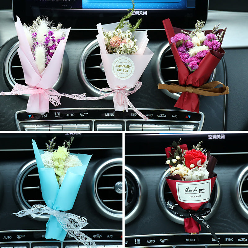 Dried Flower Car Air Freshener Vent Clip