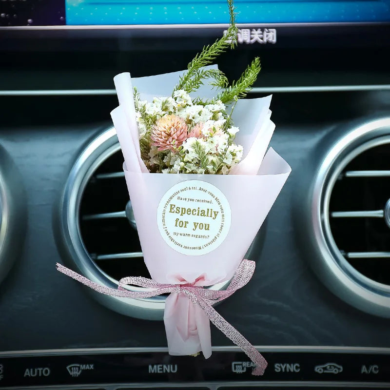 Dried Flower Car Air Freshener Vent Clip