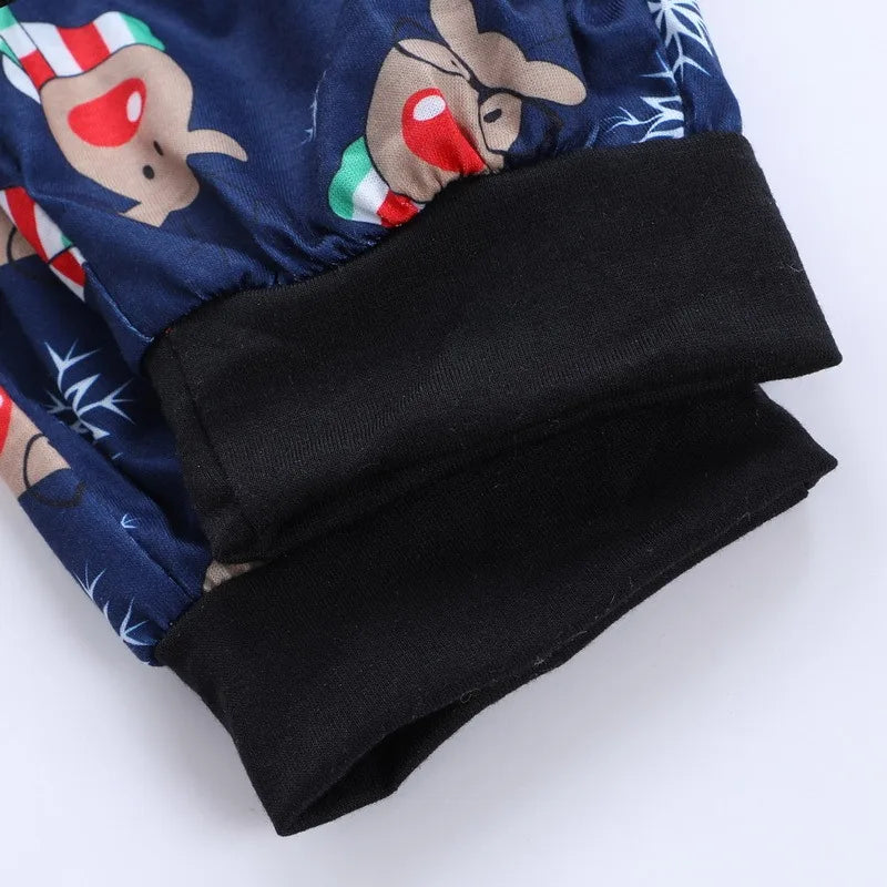 Christmas Family Matching Deer Hooded Onesie Pajamas