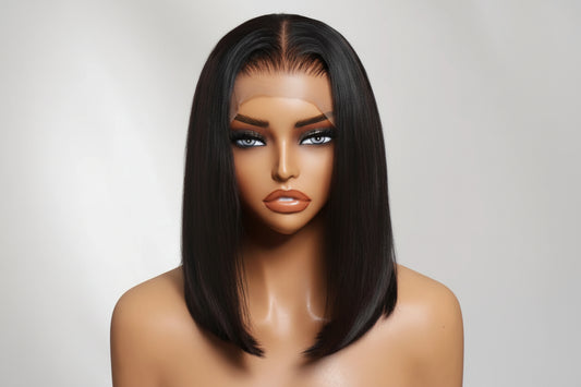Bye-Bye Knots 7x5 Lace Pre-Cut Glueless Human Hair Bob Wig — 150% Density