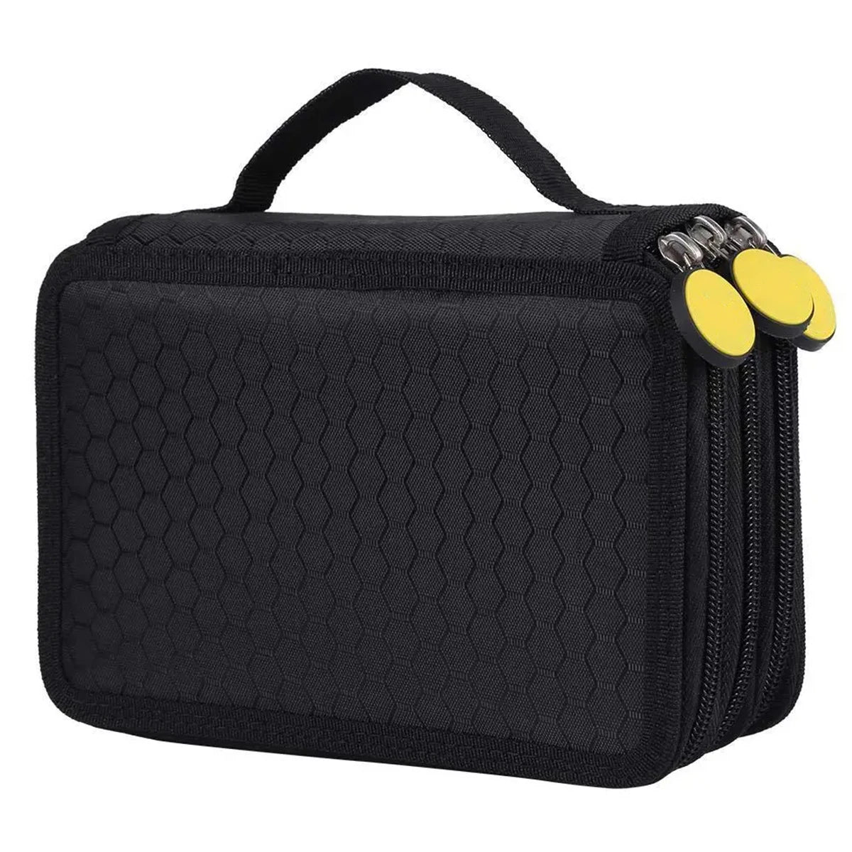 72 Holes Four Layers Pencil Case — Large Capacity Kawaii Pen Storage Bag