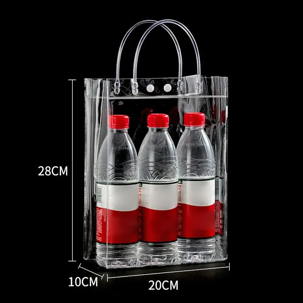 Clear PVC Candy Handbag — Transparent Jelly Tote Bag