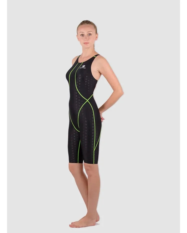 Women's Professional Training One-Piece Swimsuit — Quick Dry Racerback