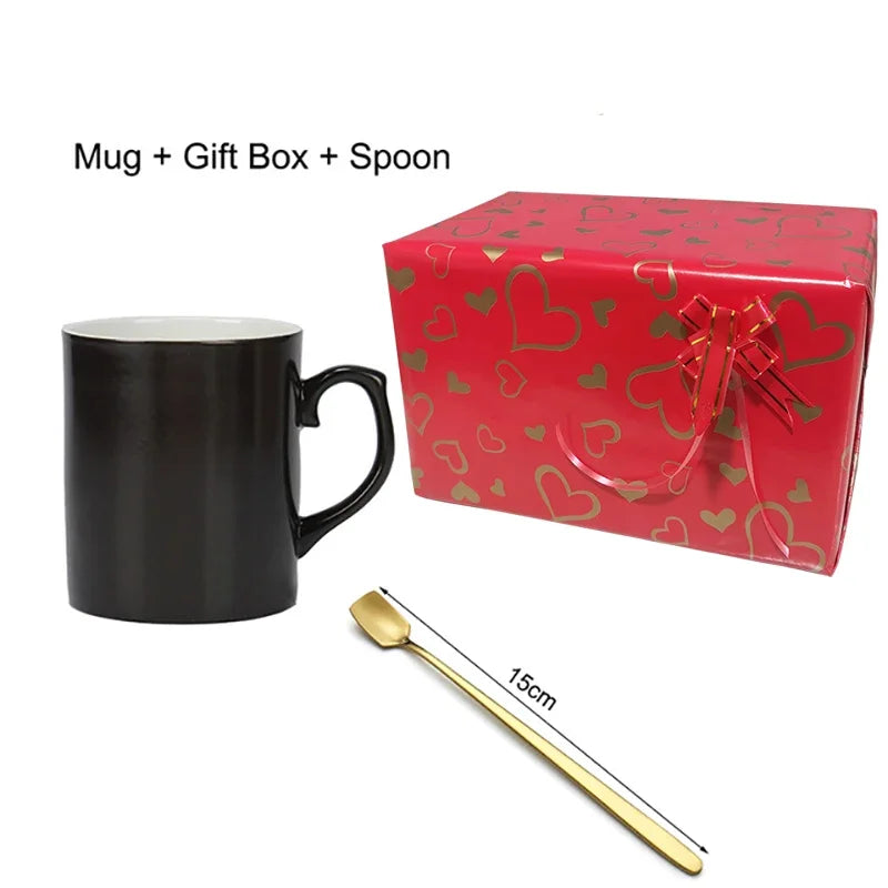 Personalized Magic Color-Changing Mug — Custom Photo, Logo & Text