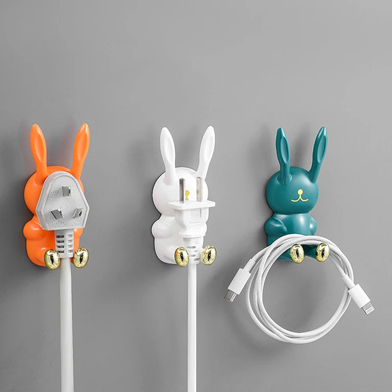 Cute Rabbit Wall Hook — Punch-Free Strong Adhesive Multifunctional Hanger