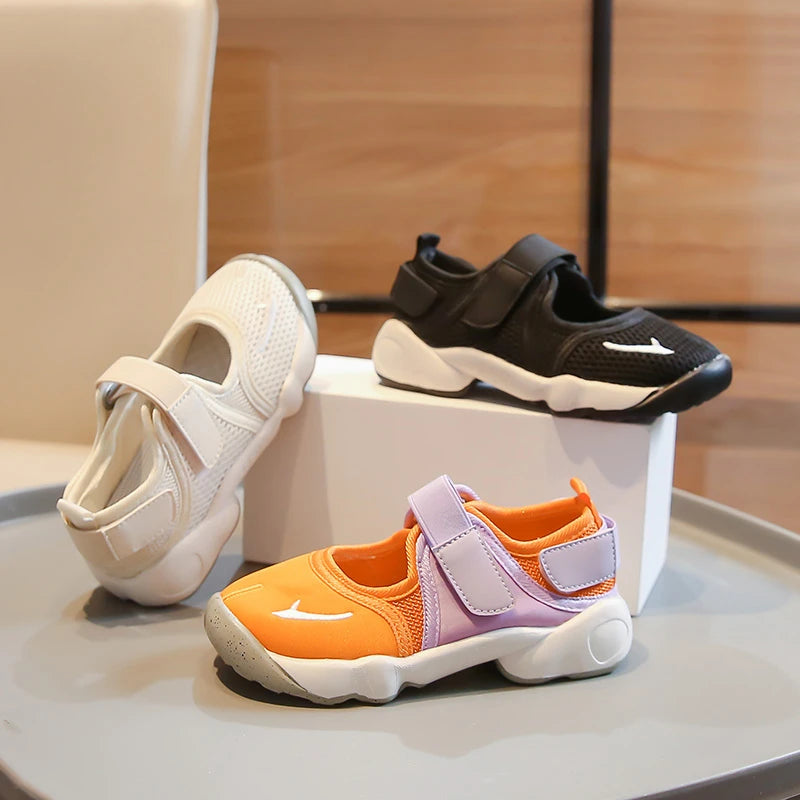 Children's Sneakers Spring Autumn New Girls School Sports Shoes Fashion Versatile Kids Causal Boys Basketball Shoes Soft Bottom