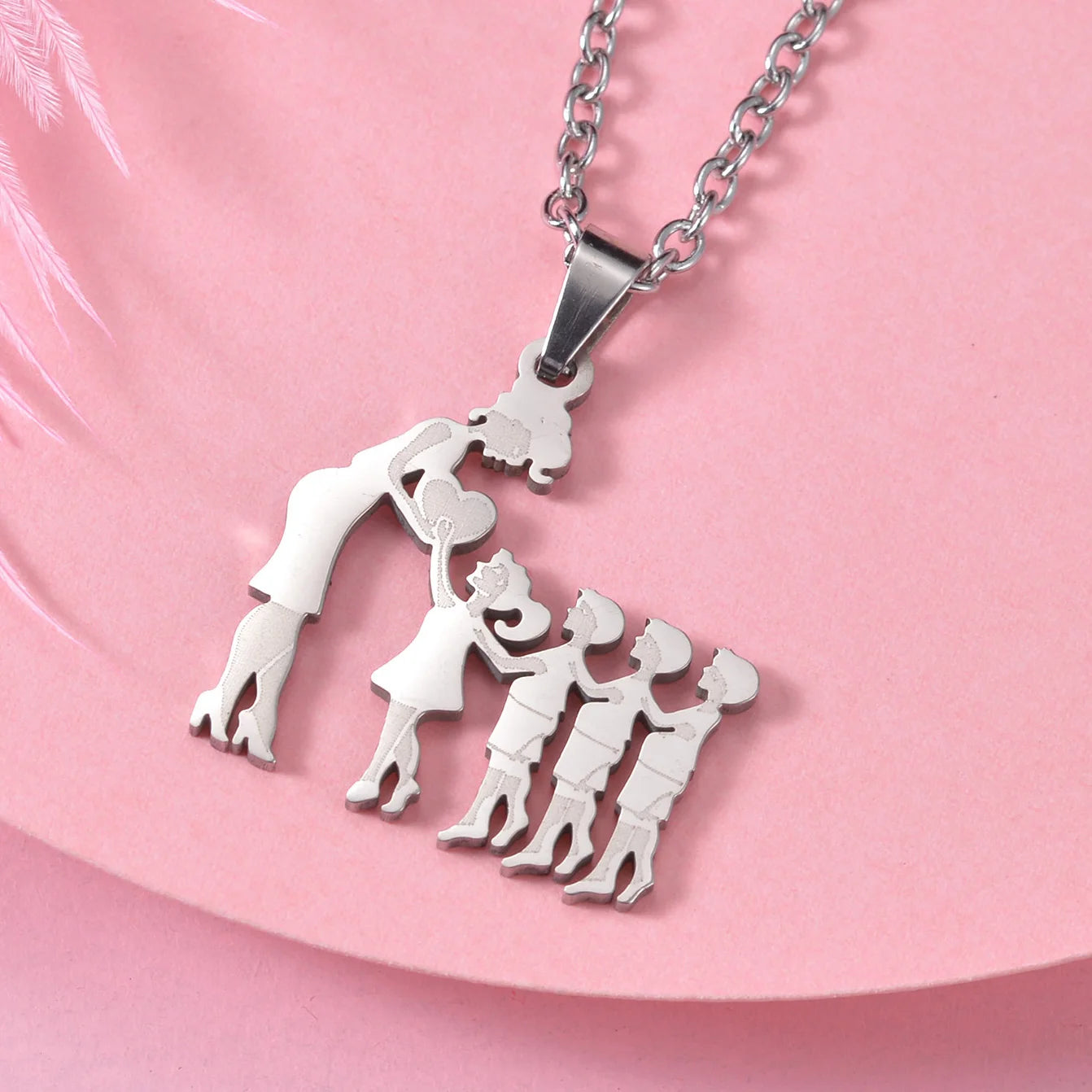 Personalized Mama & Kids Family Necklace
