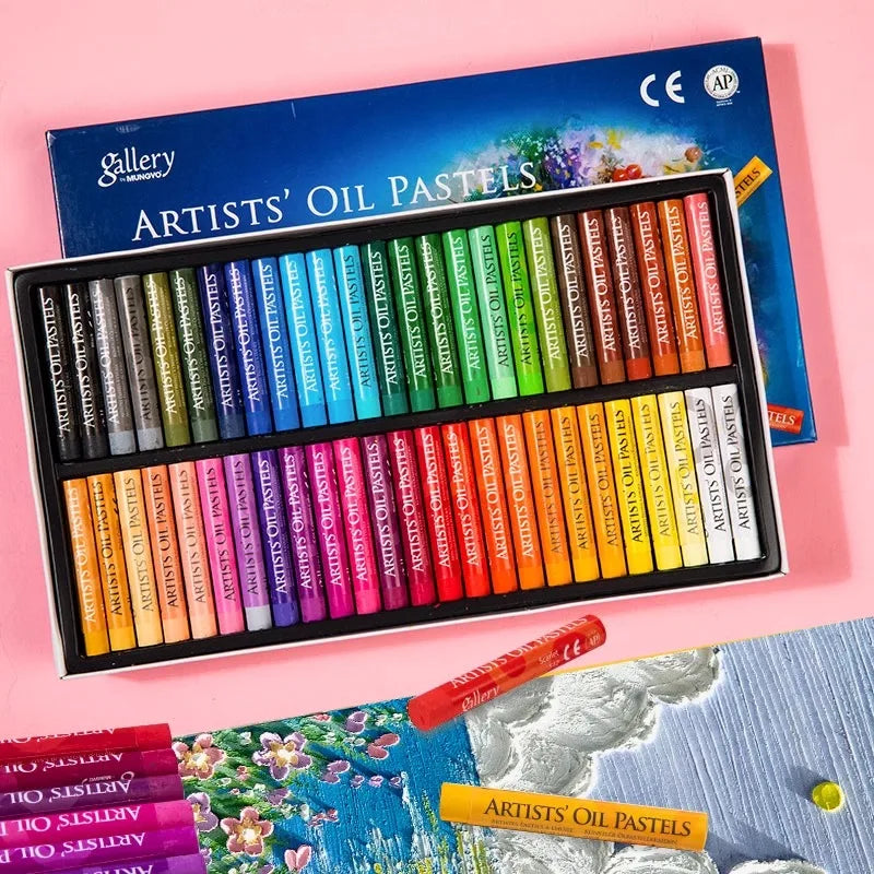 Personalized Oil Pastel Set — 12, 25 & 50 Colors