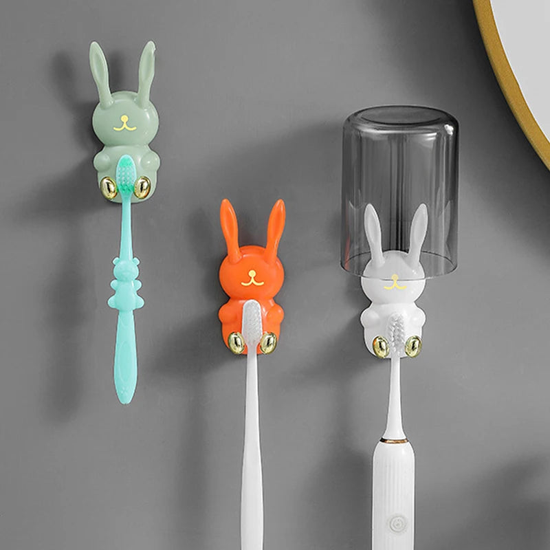 Cute Rabbit Wall Hook — Punch-Free Strong Adhesive Multifunctional Hanger