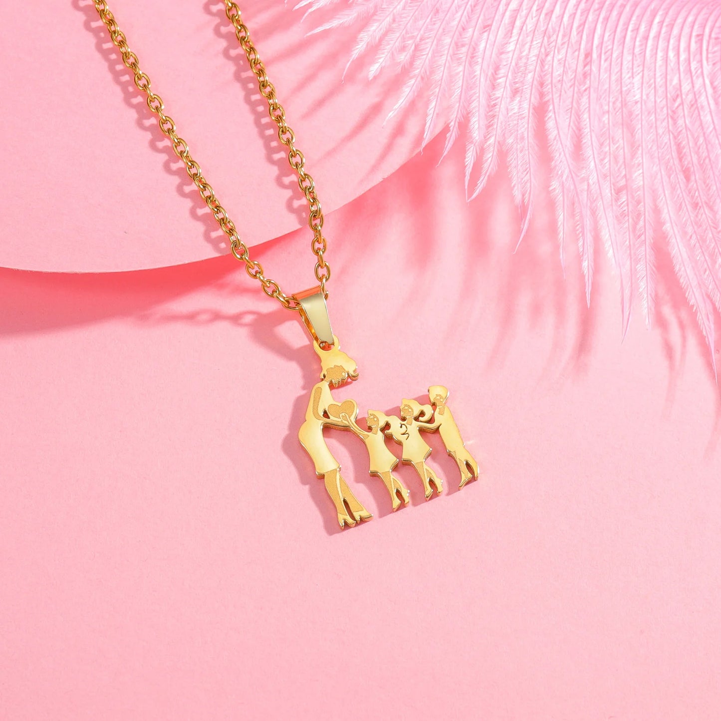 Personalized Mama & Kids Family Necklace