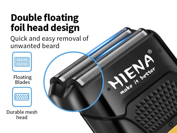 HIENA Electric Hair Trimmer & Grooming Kit — Rechargeable Multi-Purpose Clipper