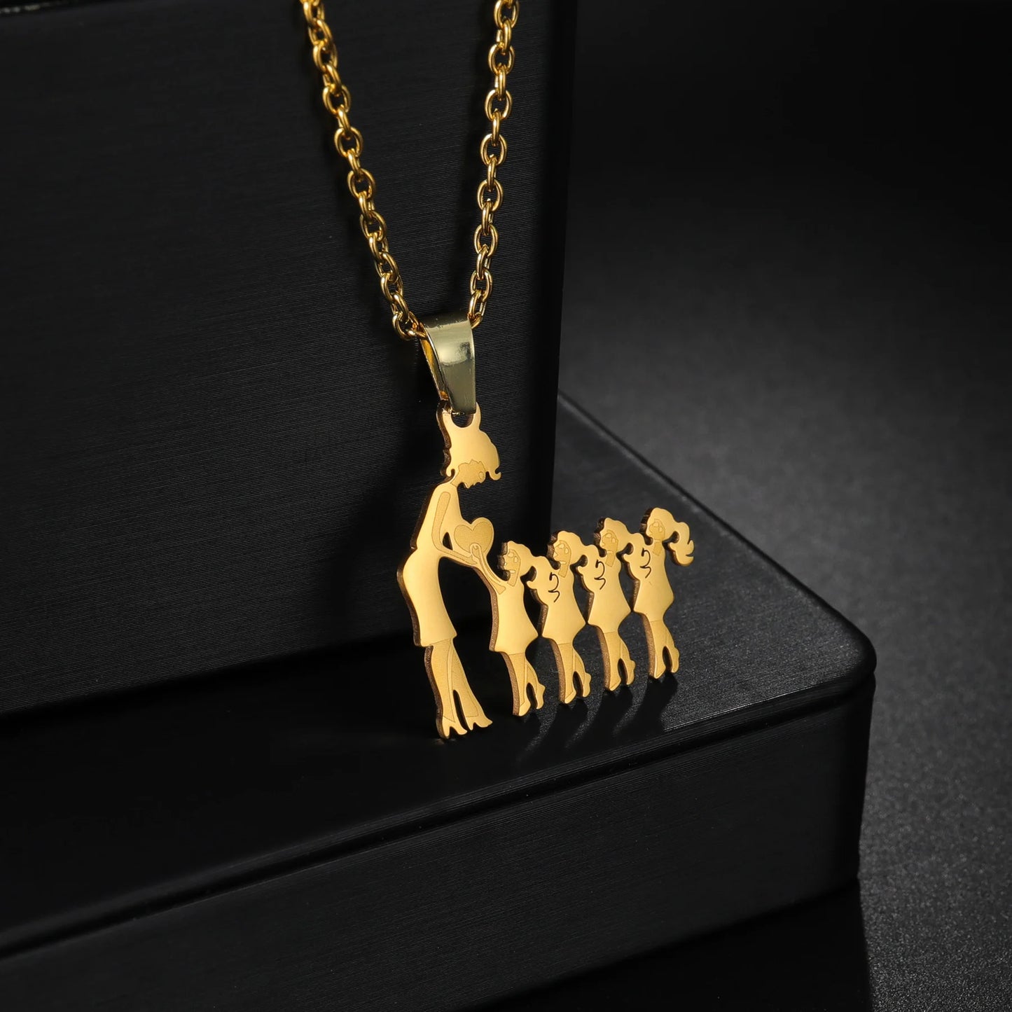 Personalized Mama & Kids Family Necklace