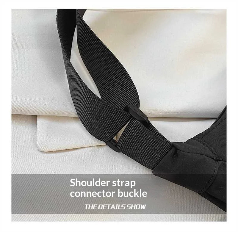 Homefish New Simple and Casual Solid Color Nylon Large Capacity Women's Dumpling Bag Shoulder Bag for Travel and Commuting