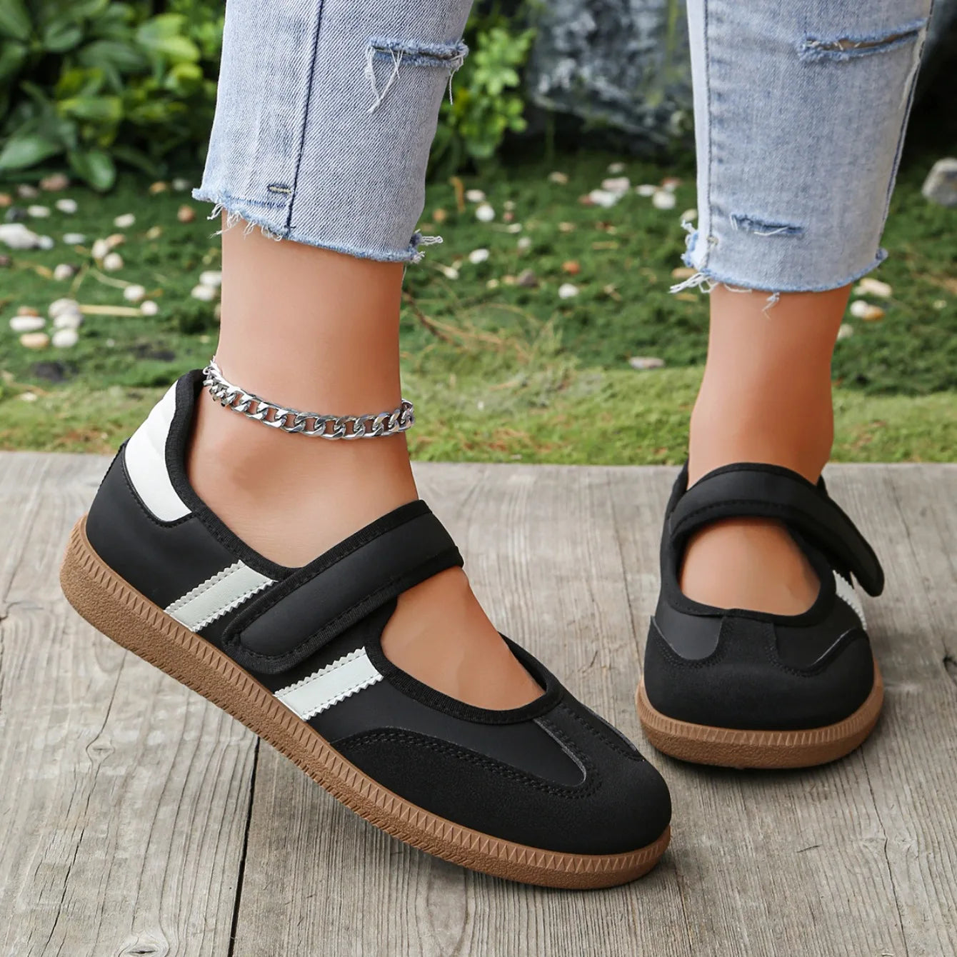 Women's Fashion Sneakers — Soft Sole Casual Loafers for Spring & Autumn