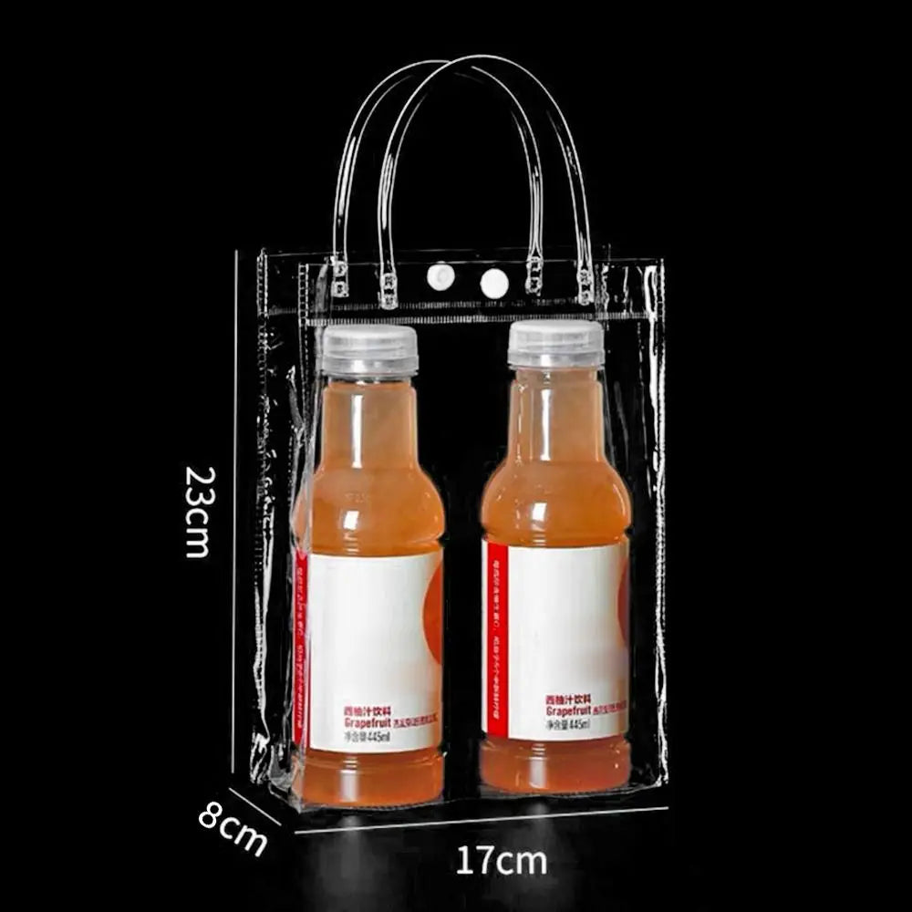 Clear PVC Candy Handbag — Transparent Jelly Tote Bag