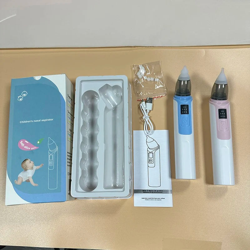Baby Electric Nasal Aspirator — Rechargeable Newborn Nose Cleaner
