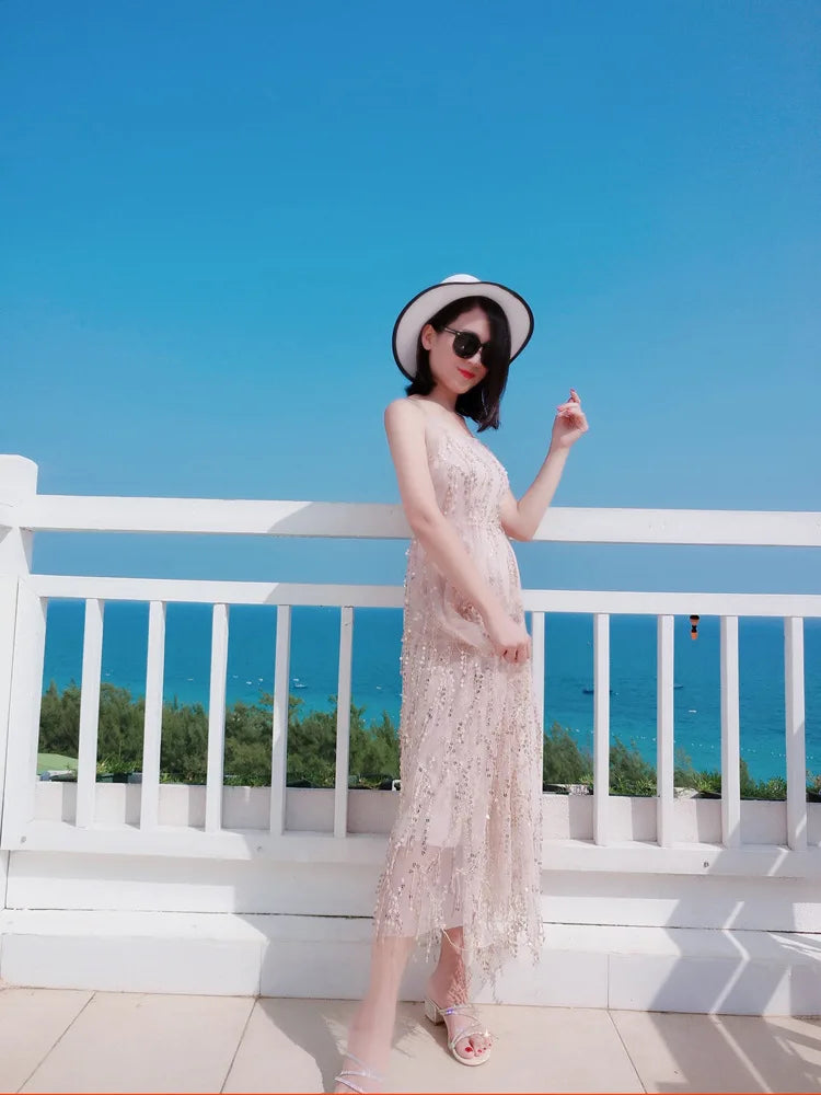 The Same Dresses Party for Mom and Baby Girls Matching Vacation Outfits Mother and Daughter Beach Clothes Women Summer Dress