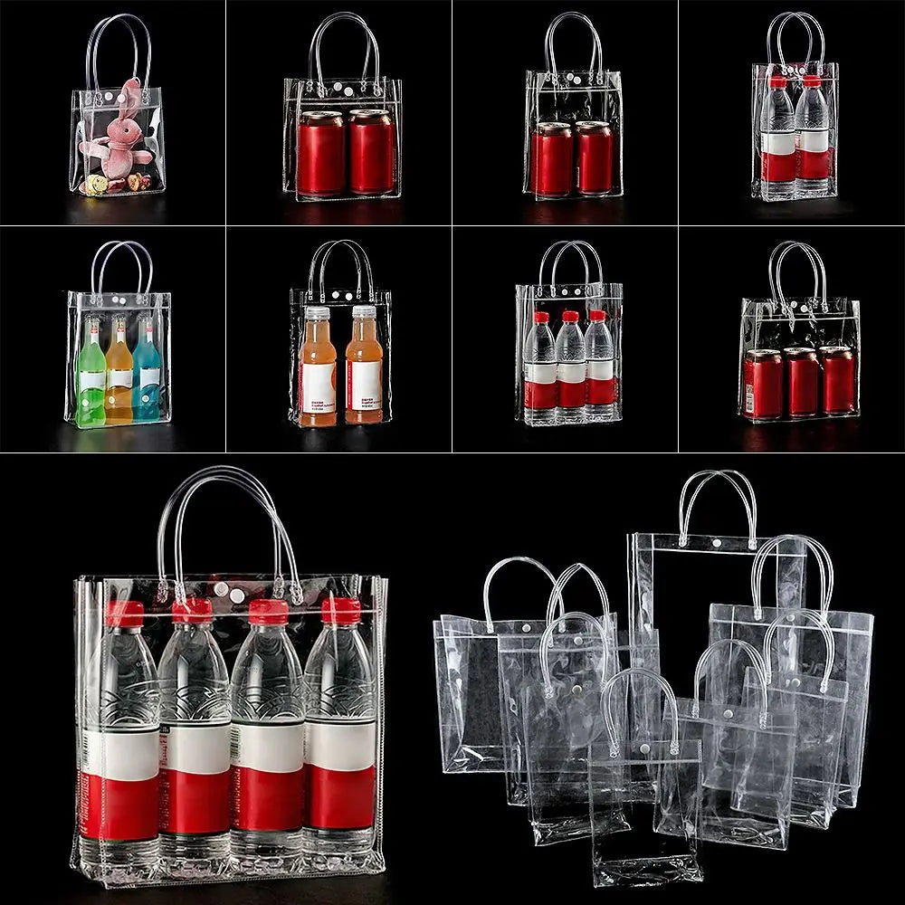 Clear PVC Candy Handbag — Transparent Jelly Tote Bag