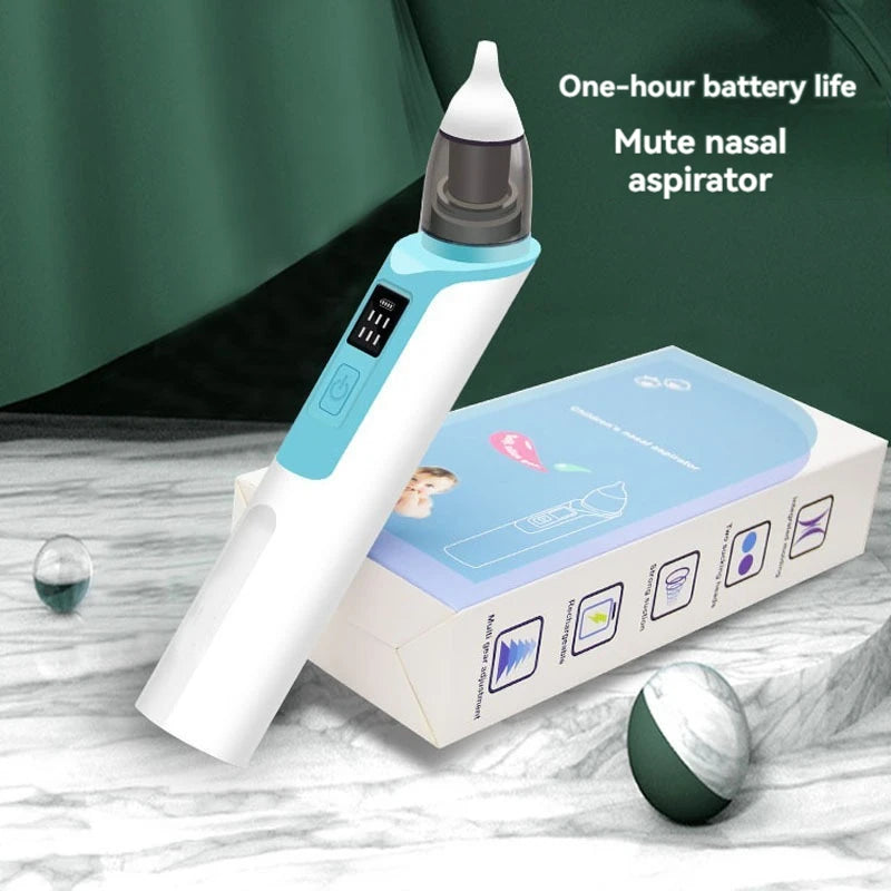 Baby Electric Nasal Aspirator — Rechargeable Newborn Nose Cleaner