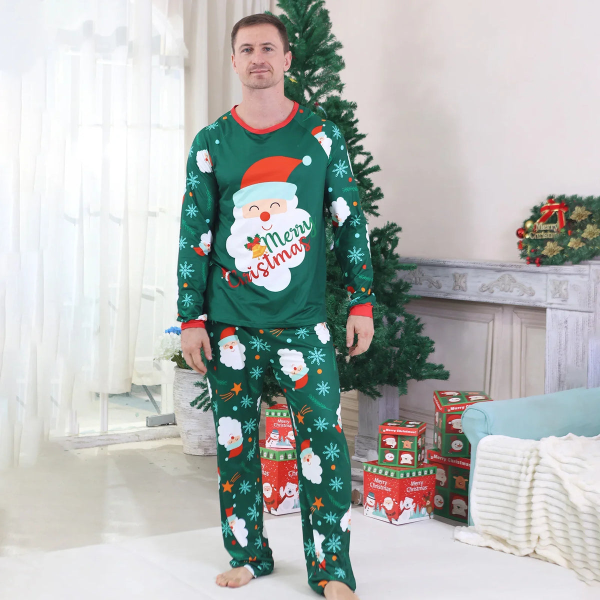 Santa Claus Family Matching Pajama Set