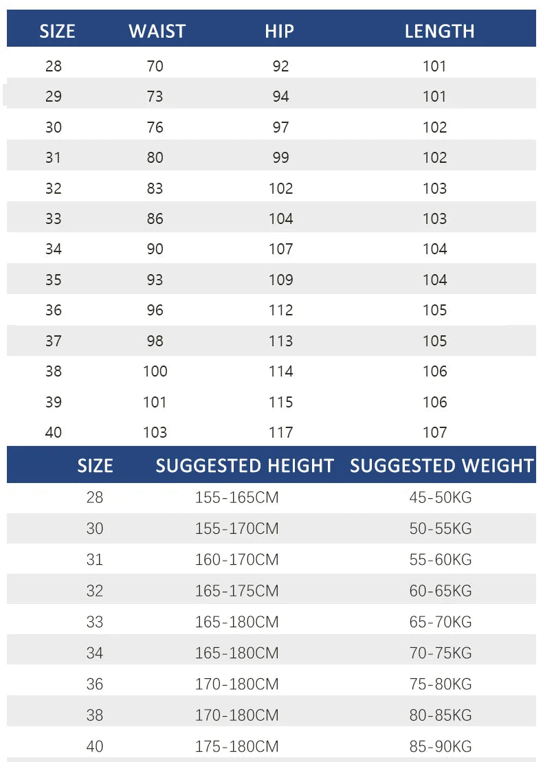 Men's Slim Straight Dress Pants – Elastic Waist Formal Trousers (Size 28–40)