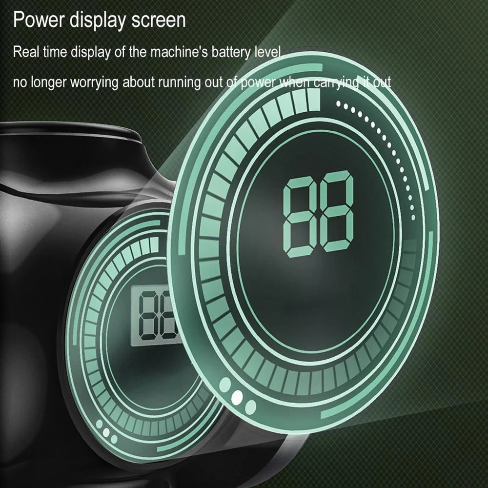 29000Pa Mini Wireless Vacuum Cleaner 120W Strong Suction Handheld Car Mounted Electric Cleaner with LCD power display & 3 filter