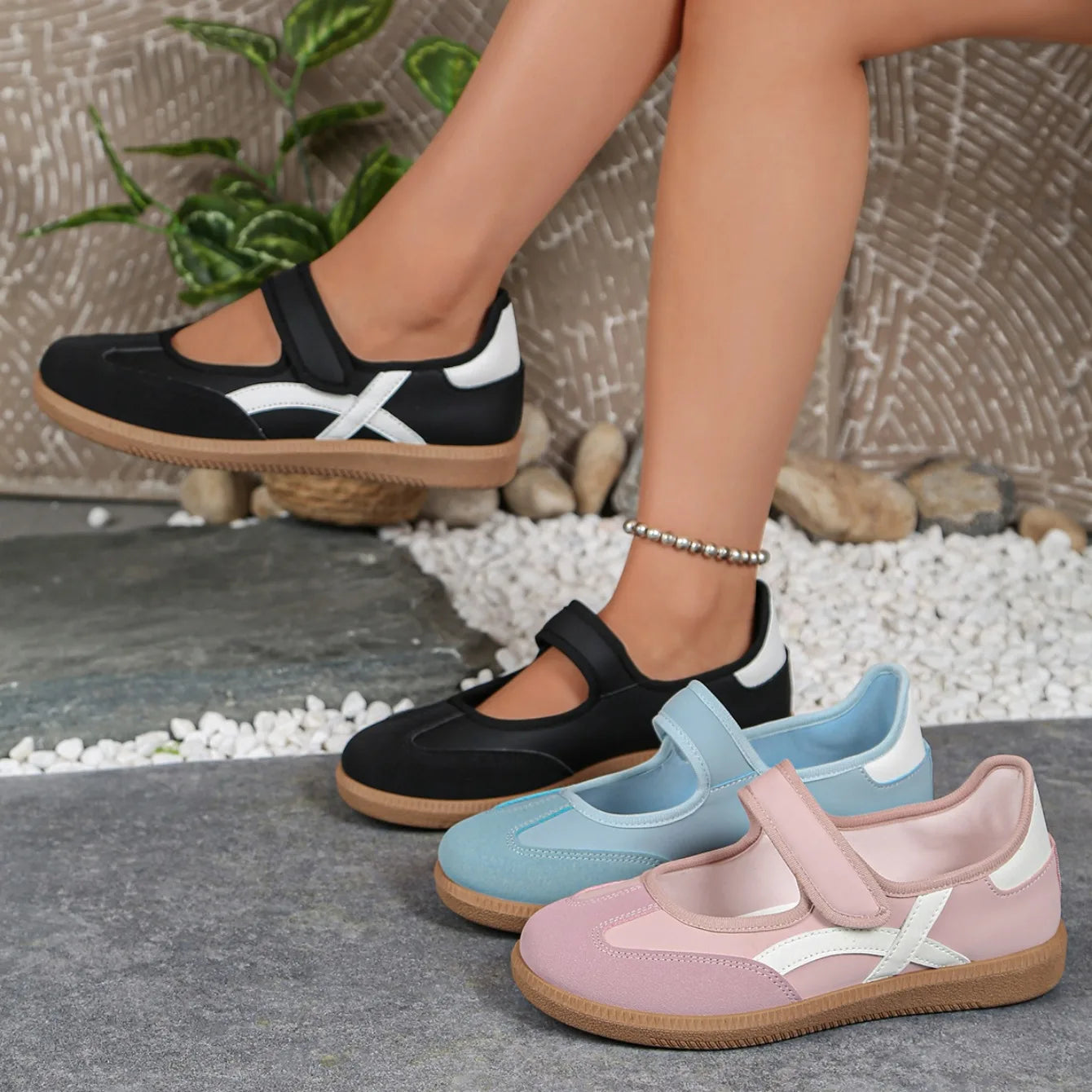 Women's Soft Bottom Comfort Loafers — Trendy Casual Sneakers for Spring & Autumn