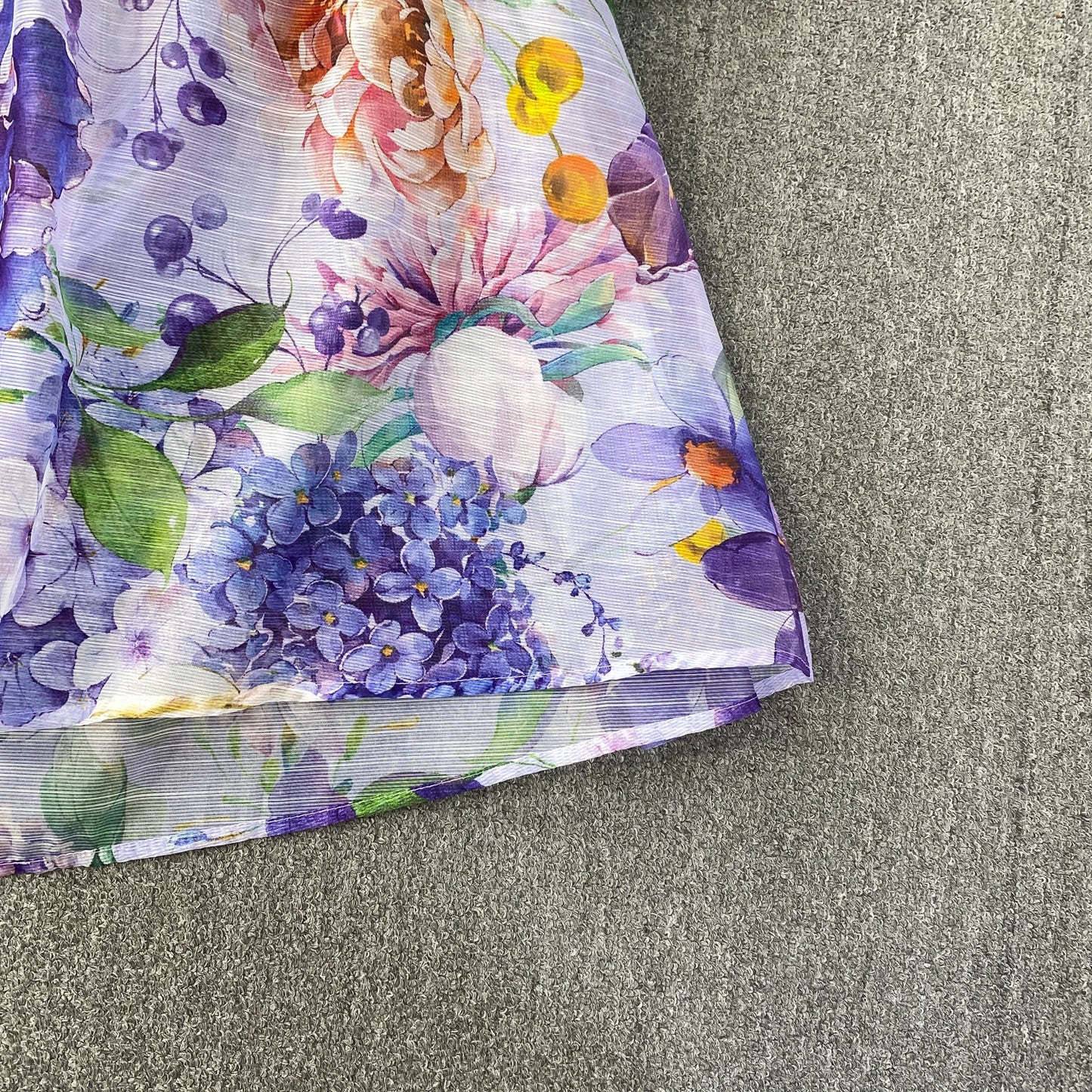 Elegant French Style round Neck Long Sleeve Dress Women's Spring Autumn Heavy Work Floral Embroidery A-Line Skirt Dress