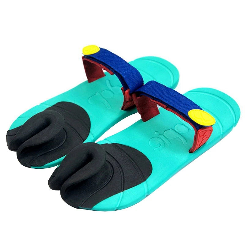 Unisex Comfortable Breathable Toe Separating Slippers Anti-Slip Fashionable Hollow out Design EVA Insole Rubber Outsole