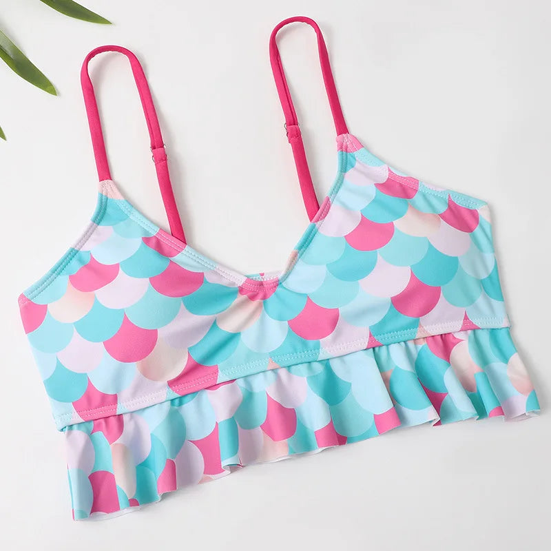 Family Matching Swimsuit — Mom & Daughter Tie-Dye Bikini Set
