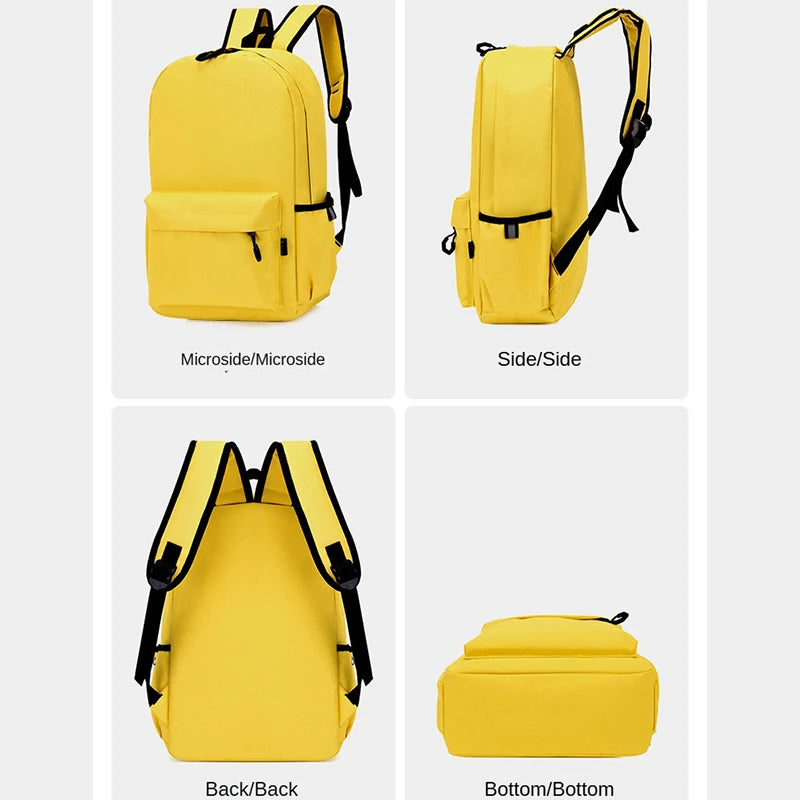 Personalized School Backpack – Custom Logo & Name Oxford Bag