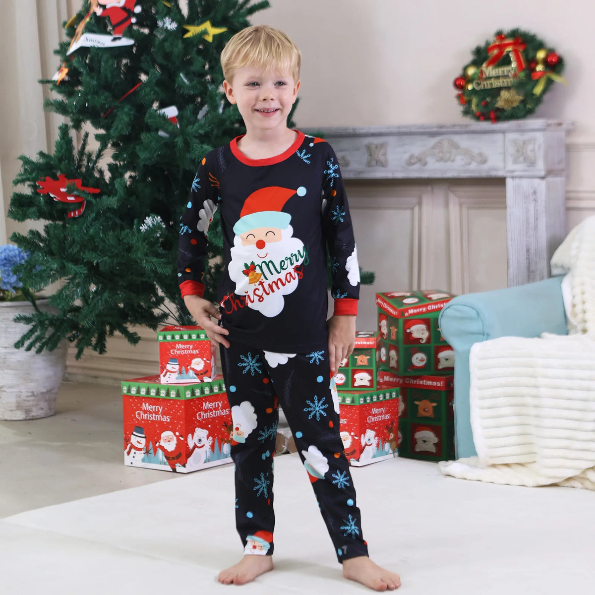 Santa Claus Family Matching Pajama Set