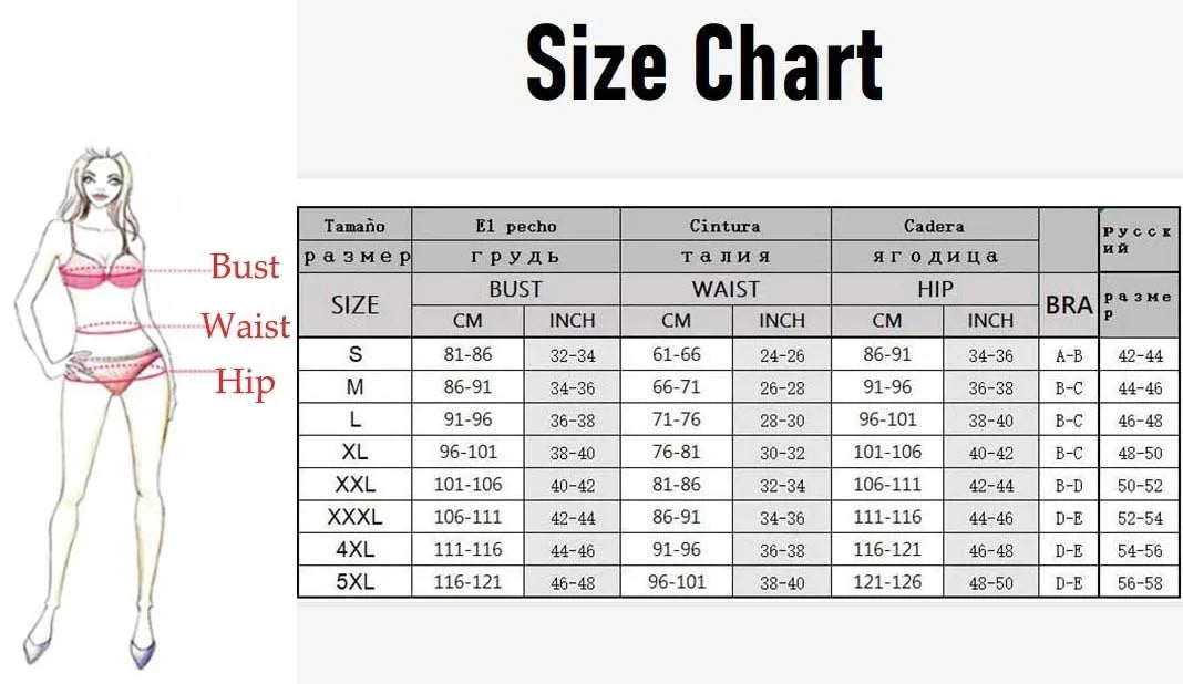 Women's Sexy Push-Up One-Piece Swimsuit — Closed Back Bodysuit Beachwear