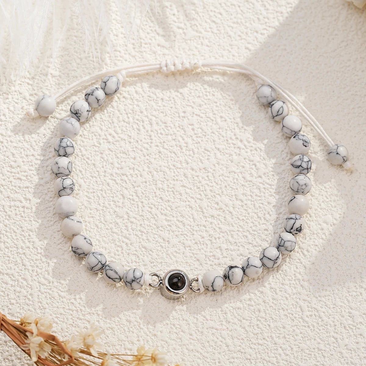 Personalized Photo Projection Bracelet — Custom Memory Jewelry