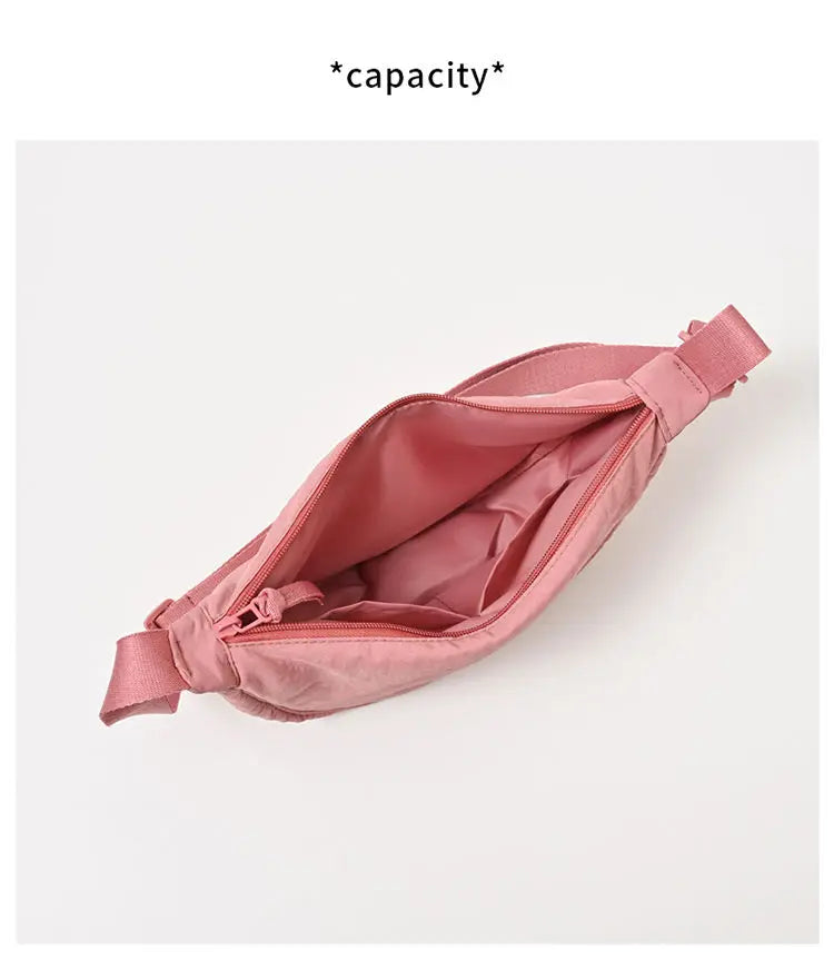 Nylon Hobos Women's Shoulder Dumpling Bag Large Capacity Travel Crossbody Half Moon Bags Outdoor Phone Pouch Handbags Wholesale