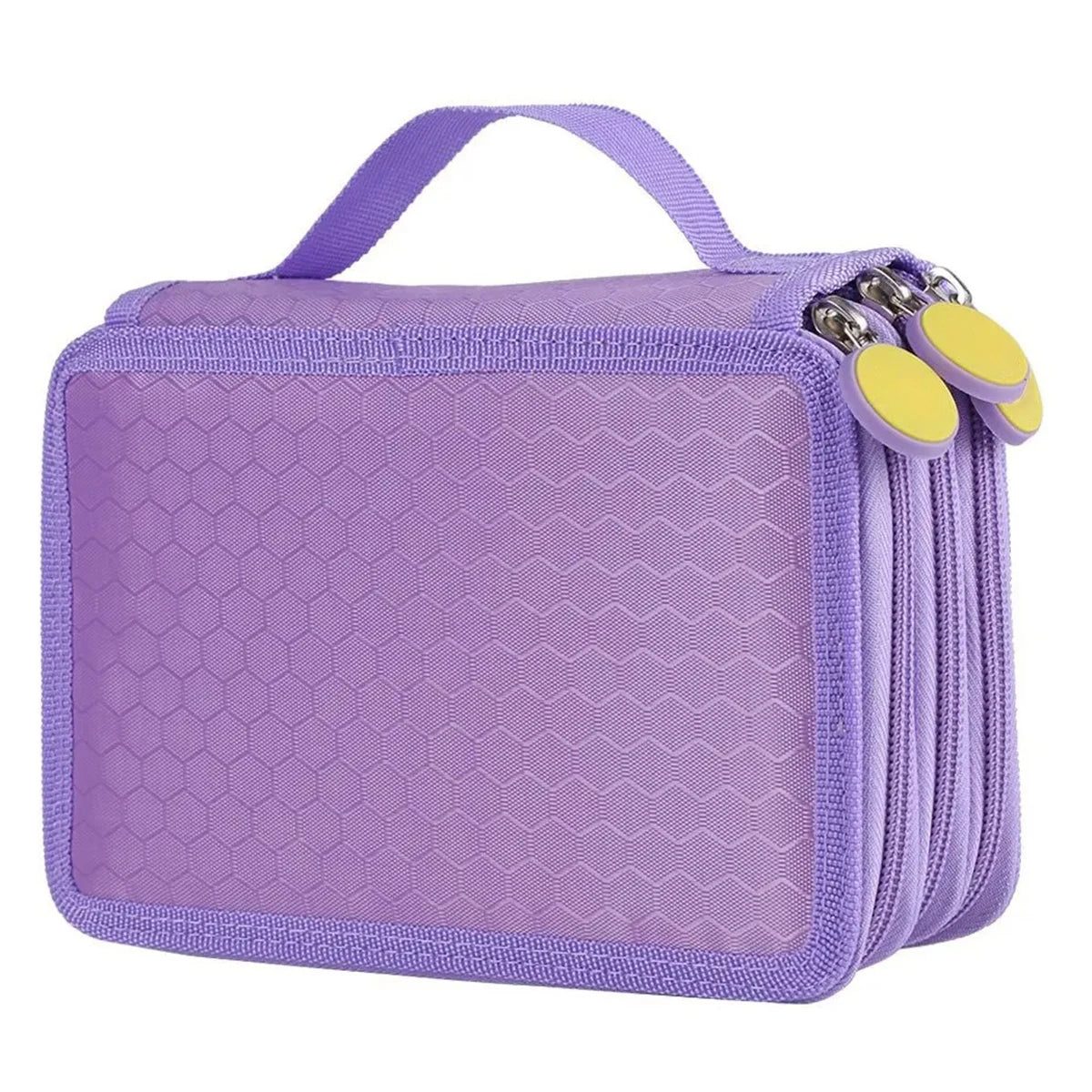 72 Holes Four Layers Pencil Case — Large Capacity Kawaii Pen Storage Bag