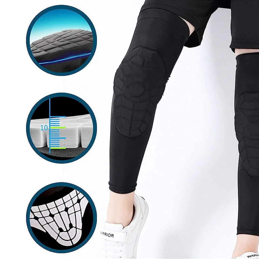 Kids Honeycomb Compression Knee & Elbow Pads – 2PCS Sports Protective Gear
