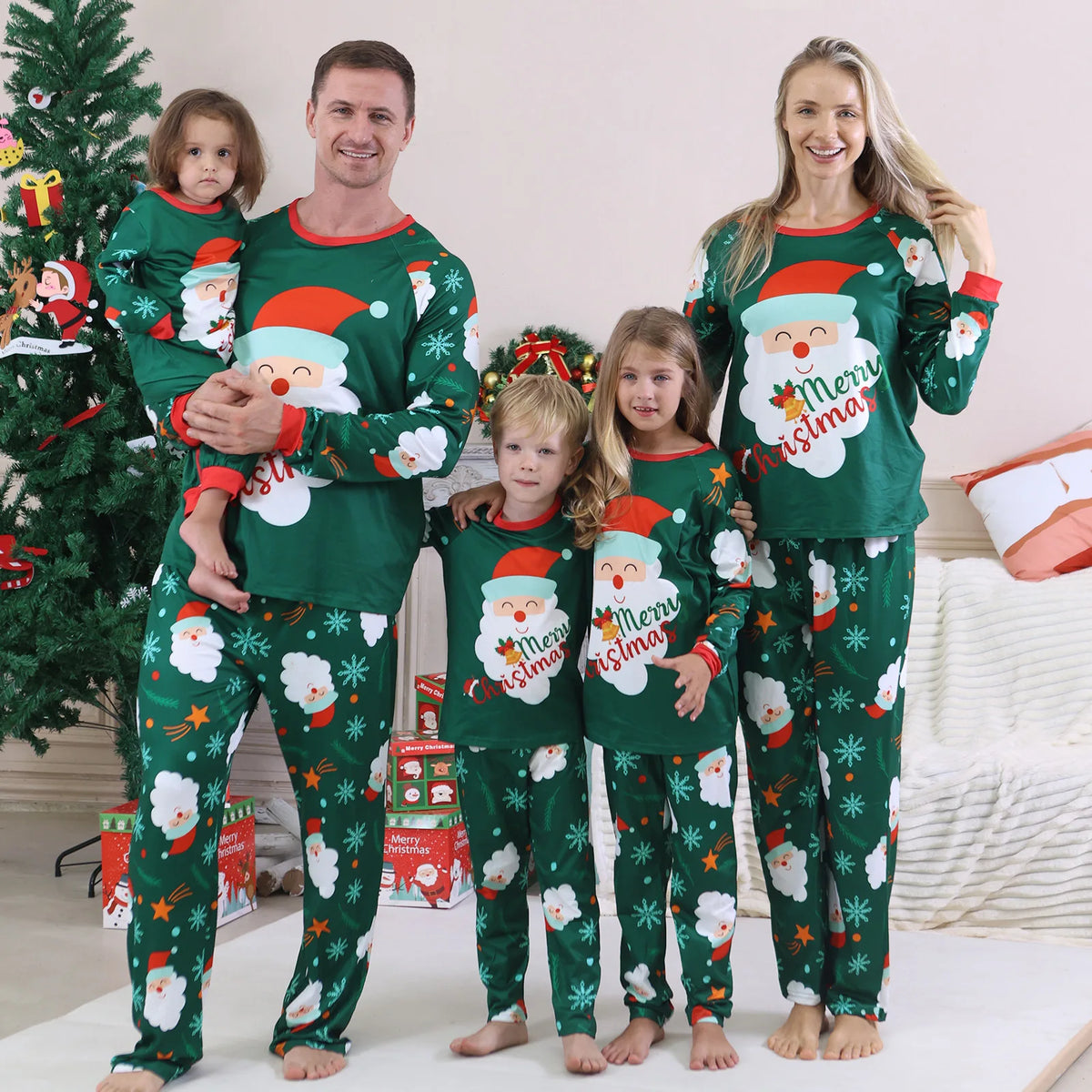 Santa Claus Family Matching Pajama Set