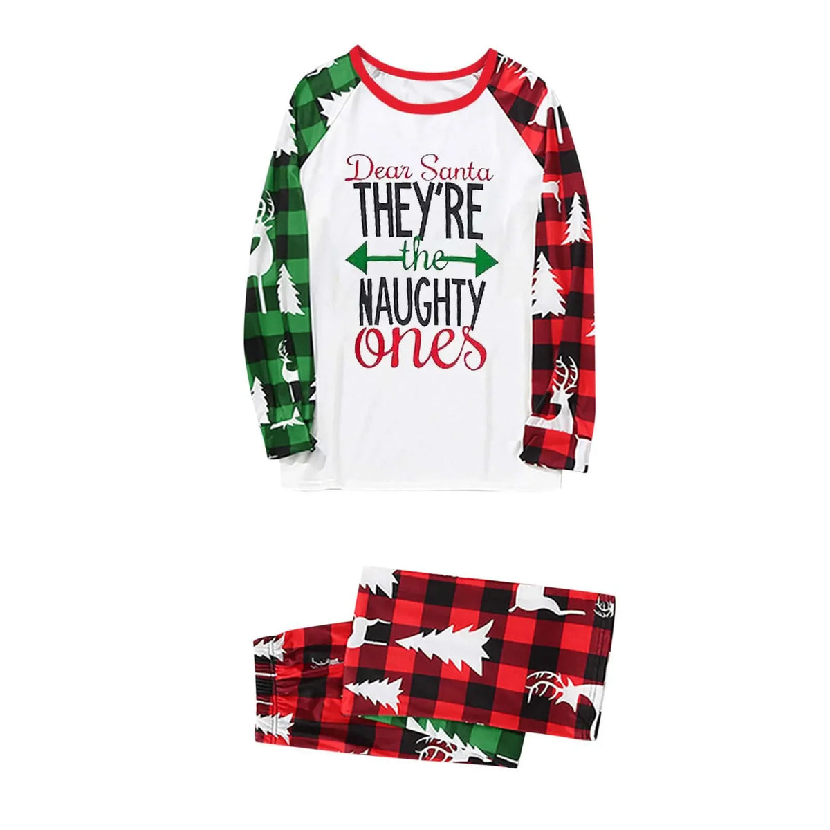 Naughty Ones Christmas Family Matching Pajamas