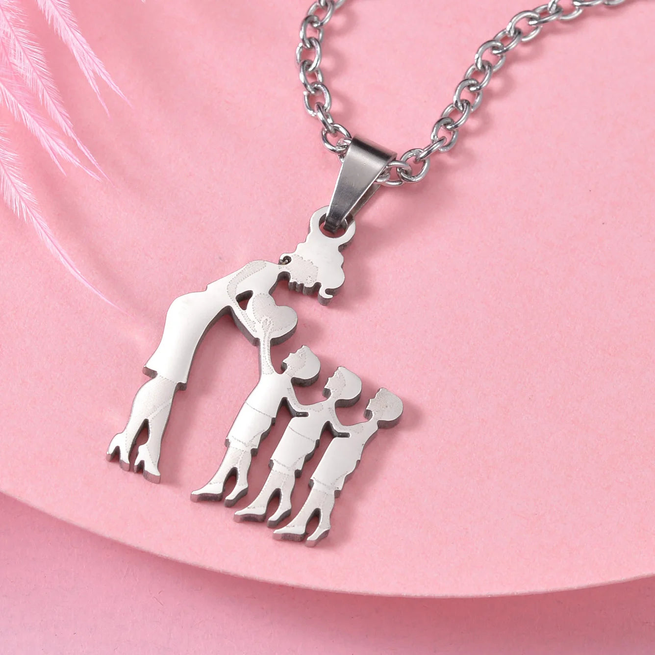 Personalized Mama & Kids Family Necklace