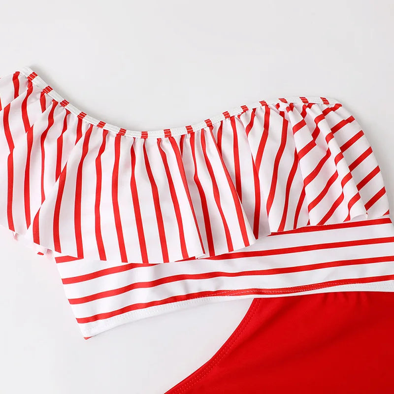 Family Matching Swimsuit — Mom & Daughter Tie-Dye Bikini Set