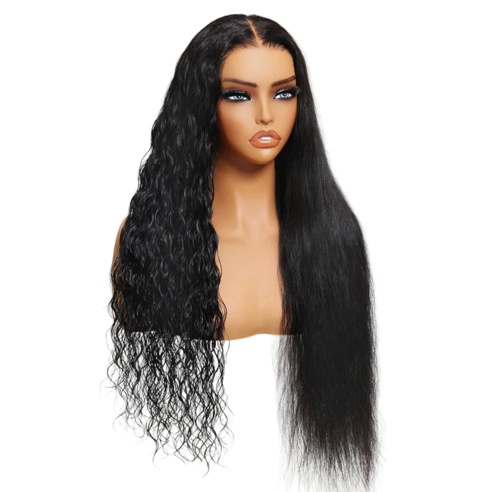 13x4 Bye Bye Slip Lace Frontal Wet & Wavy 2-in-1 Glueless Human Hair Wig