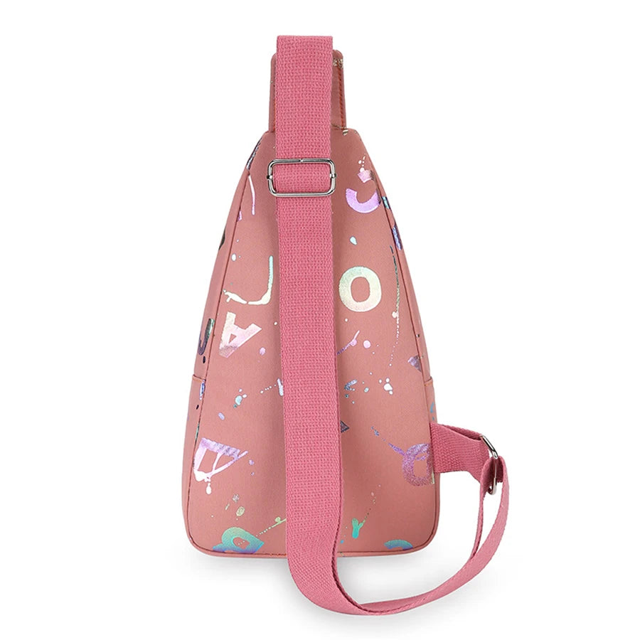 Nylon Sling Chest Bag — Crossbody Backpack for Women & Men