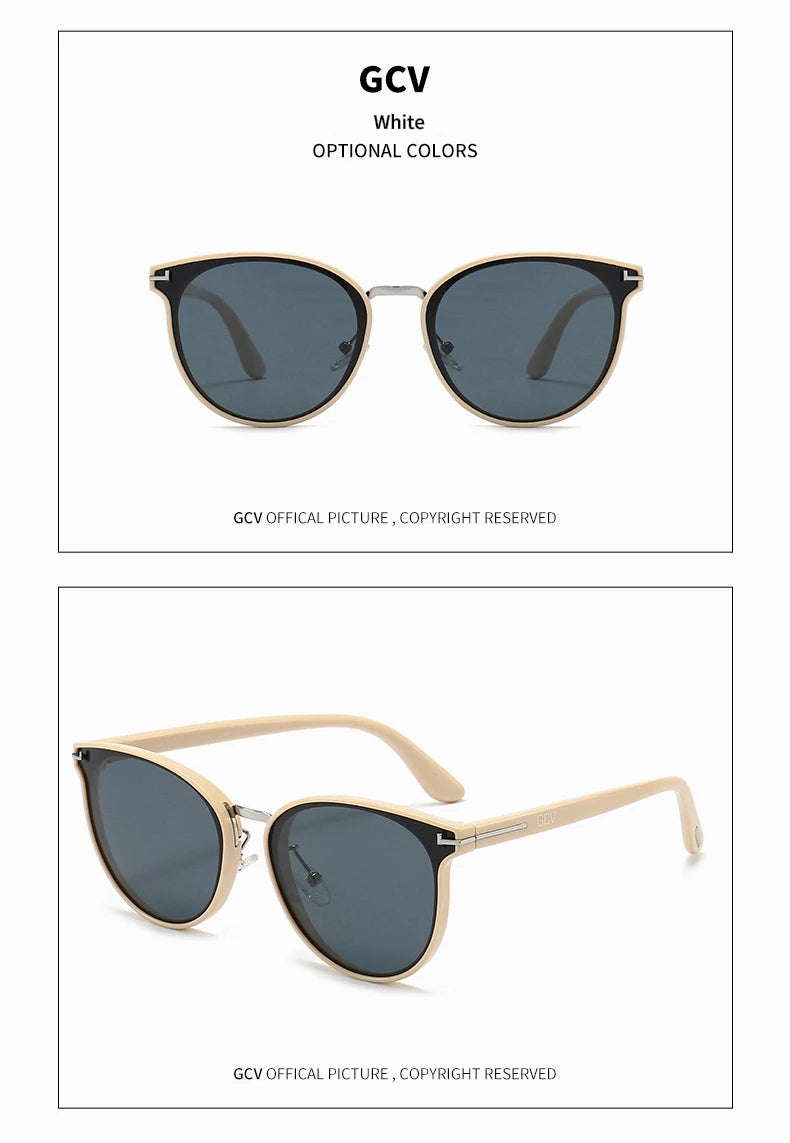 GCV Polarized Cat Eye Sunglasses for Women — UV400 Lightweight Fashion Shades