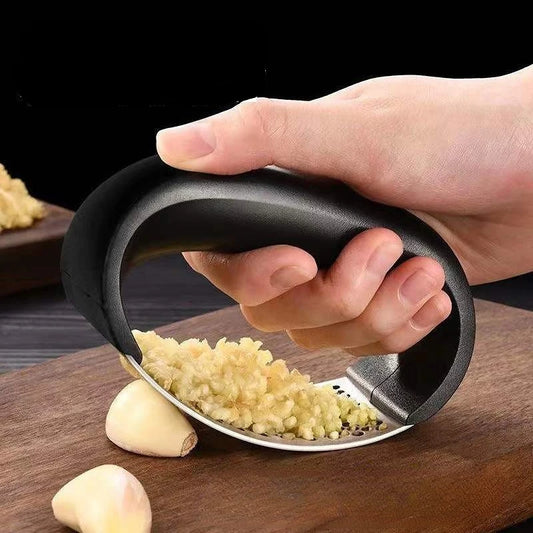 Personalized Stainless Steel Garlic Press Crusher